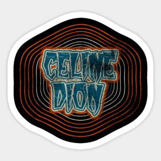 celine dion Sticker